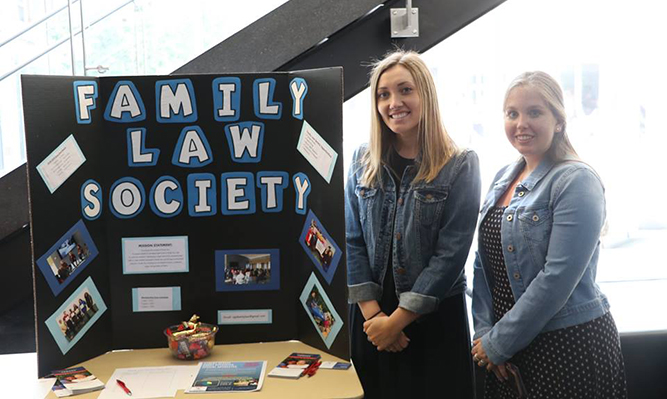 two family law society students
