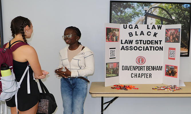 two black law student association students