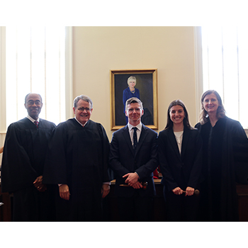 First year moot court competition participants