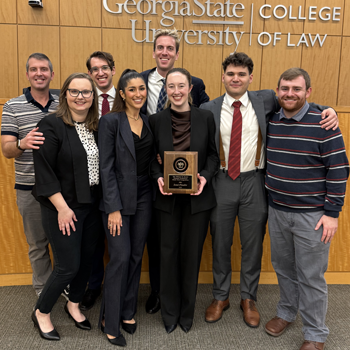 Students involved in the William Daniel Mock Trial event